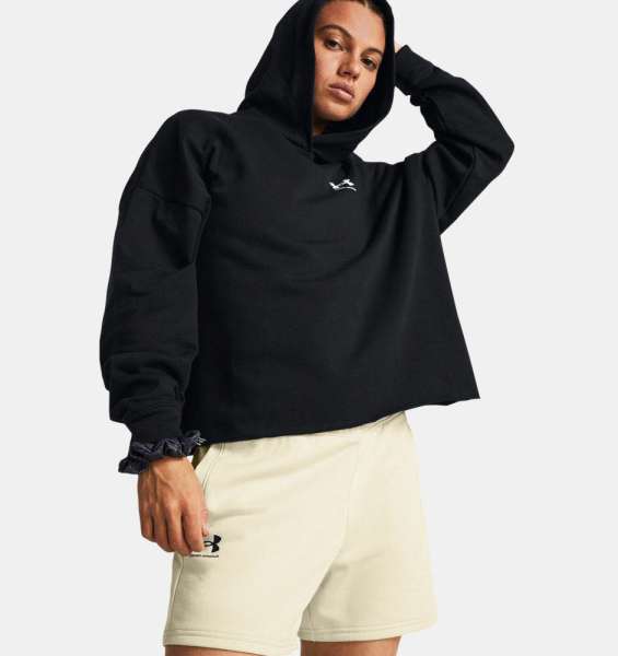 UA Rival Terry OS Hoodie-BLK - Bild 1