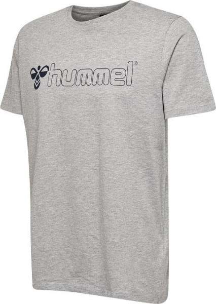 HMLLUKE T-SHIRT S/S,GREY MELANGE