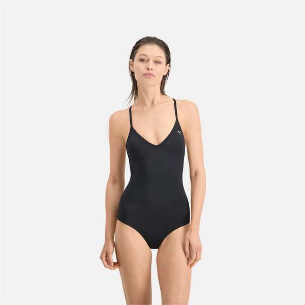 V-Neck Crossback Swimsuit - Bild 1