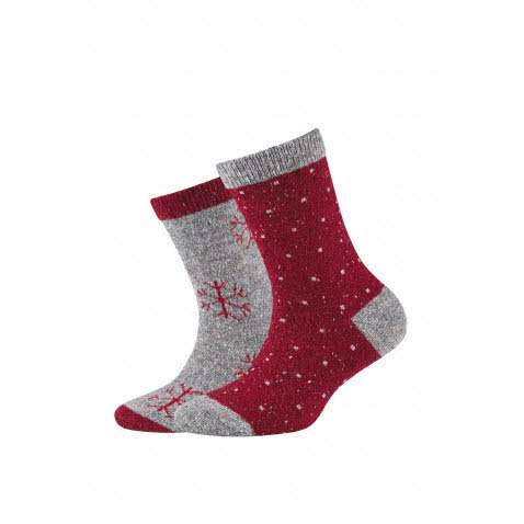 Children warm tweed Socks 2p