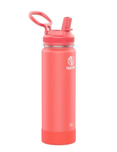 Active Straw Insulated Bottle 24oz/