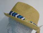 PAC Blues Trilby Straw Hat