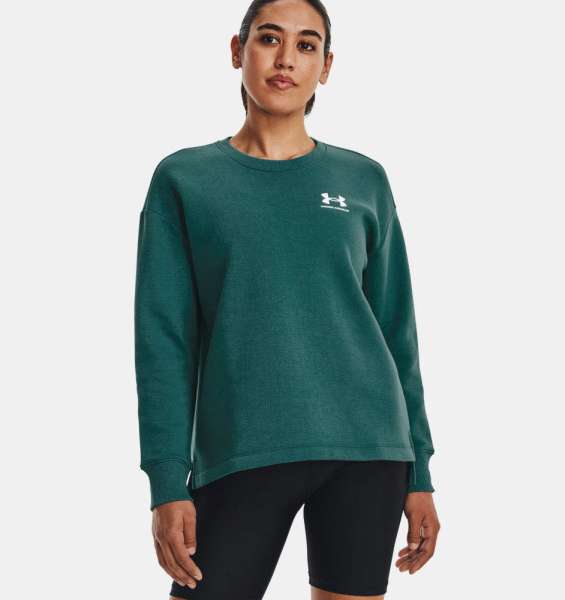 Under Armour Rival Fleece Oversize Crew BLK