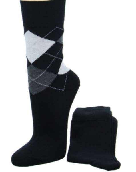 Fashion Socks Argyle 2p - Bild 1
