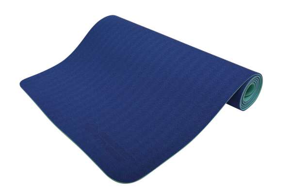 Bicolar Yoga Matte 4mm navy-mint - Bild 1