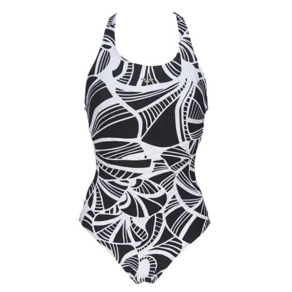 W HINA CRADLE BACK ONE PIECE C,BLAC - Bild 1