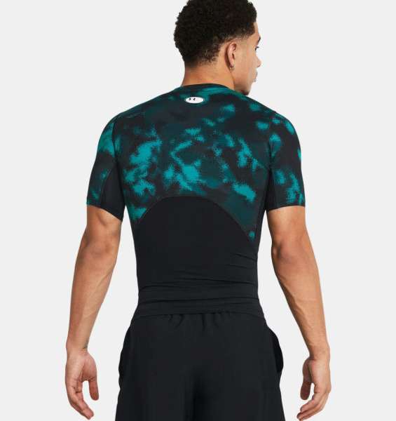 UA HG Armour Printed SS-BLU - Bild 2