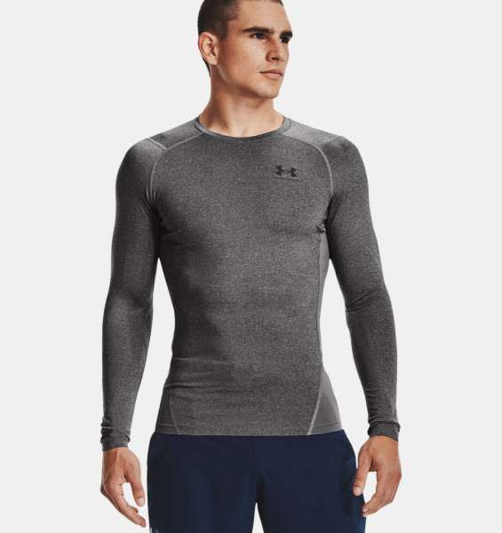Under Armour NOS UA HG Armour Comp LS GRY C Training Produkte fur Herren Under Armour Herren Under Armour Training