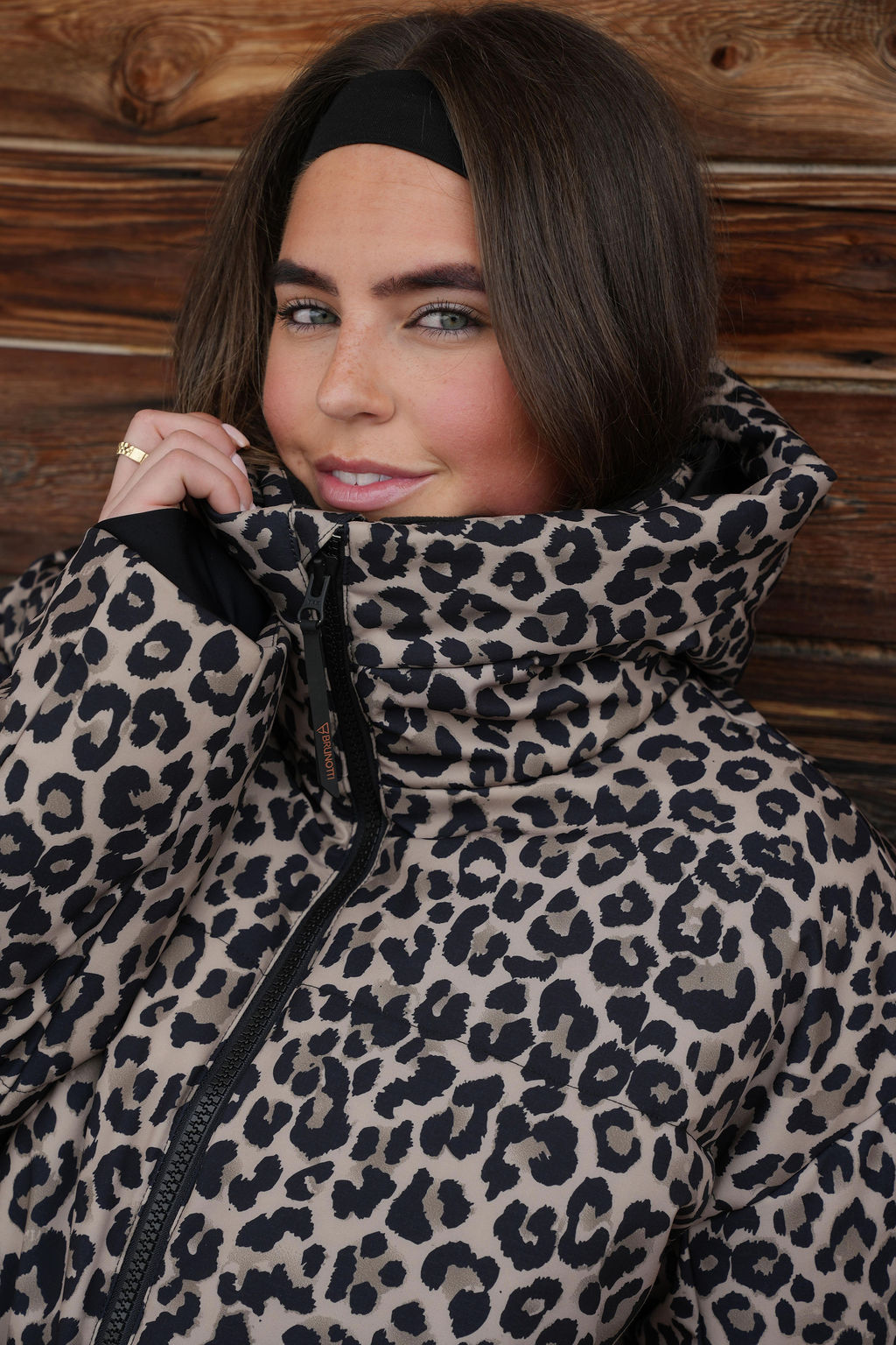 Fiaskia-Print Women Snow Jacket