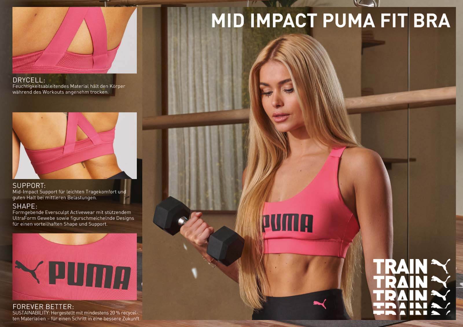 Mid Impact Puma Fit Bra