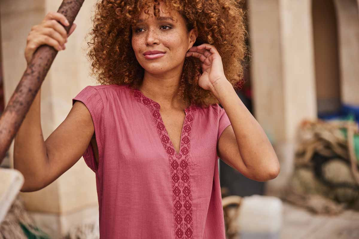 HARA CAP SLEEVE TOP