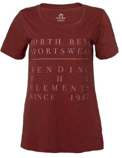 LANA Tee W,red clay