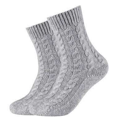 Women cosy cable stitch Socks 1p