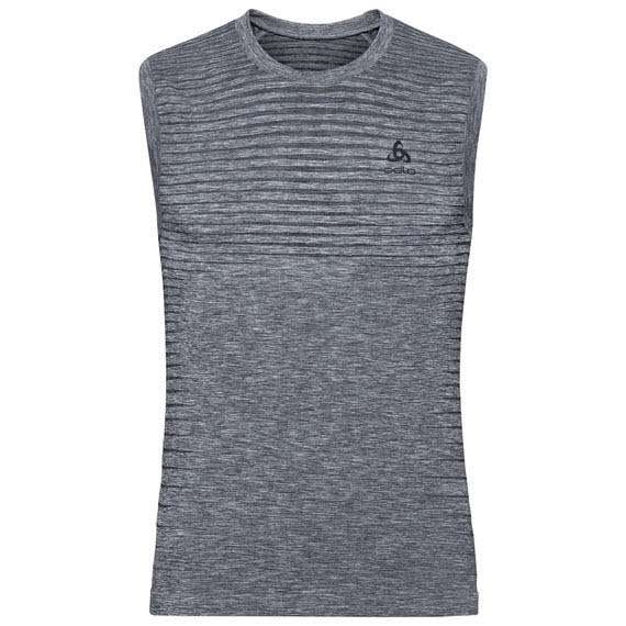 SUW TOP Crew neck Singlet PERF,grey