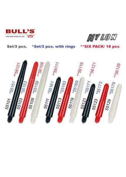 Bull's Nylon-Shaft m Federring - Bild 1