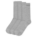 Unisex 3p Basic Socks Mesh Ventilat