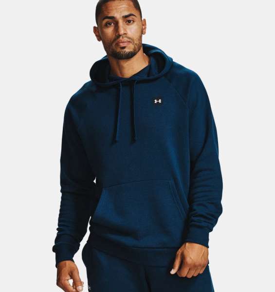 UA Rival Fleece Hoodie-BLK - Bild 1