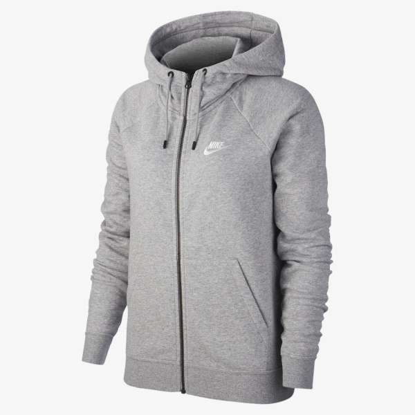 NOS W NSW ESSNTL HOODIE FZ FLC,DK G - Bild 1